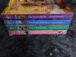 Love Inspired Heart of Main Street Series lot of 4 Assorted Authors Christian - £5.53 GBP