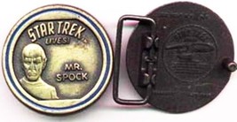 Star Trek: The Motion Picture Mr Spock Belt Buckle Blue Version 1976 Lee Buckles - £15.36 GBP