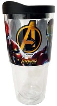Marvel Avengers Infinity War BPA Free 22oz Clear Tritan Plastic Travel T... - $14.84