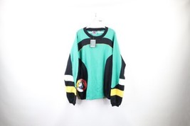 NOS Vintage 90s Todd 1 Streetwear Mens Large Color Block Baggy Fit Sweatshirt - £51.67 GBP