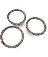 Multi-Colored Bling Bangle Bracelet Set (3total) - $9.50