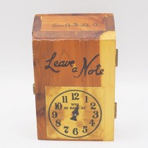 Souvenir De Geneva sur Le Lac Cèdre Laisseront Un Note Temps Boîte - £32.49 GBP