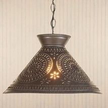 Roosevelt Shade Light with Chisel In Kettle Black Tin image 2