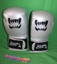 King 16 Oz Gloves Innovative Kickboxing Silver Metallic - $59.39
