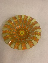 Vintage Fused Art Glass Decorative Bowl or Ashtray by Higgins, circa 1950&#39;s - £131.87 GBP