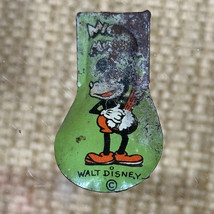 Vintage Circa 1930&#39;s Walt Disney Mickey Mouse Tin Metal Noisemaker Clicker - £62.02 GBP