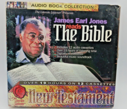 James Earl Jones Reads the Bible - New Testament Audio Cassette Set of 12 1999 - £14.07 GBP