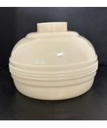 Vtg Antique Art Deco Cream Sheffield Lamp Shade 1-5/8” Fitter - $33.83 CAD