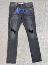 Billionaire Boys Ice Cream Running Dog Denim Jeans Mens 34 (34x31) Black... - $79.19
