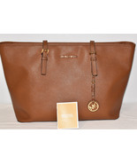 Michael Kors Camel Leather Shoulder Bag Handbag Purse Extra Large Brand New - £99.91 GBP