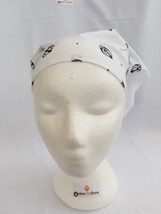 Sikh Hindu Black Khandas White bandana Head Wrap Gear Rumal Handkerchief Gift - £4.90 GBP