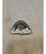 Souvenir CALIFORNIA  With Rainbow, Clouds, Sun Lapel Pin - $12.99