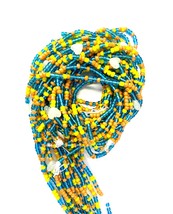 Autumns Themed Color Waist Beads with Added Neon Heart Beads - $7.00