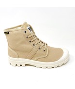 Palladium Pallabrousse Desert Beige Mens Canvas Combat Boots 00069 274 - $89.59 CAD