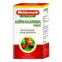 Baidyanath Ashwagandha Tablet I Immunity Booster - 60 Tablets (Pack of 1) - £9.45 GBP