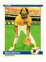 1984 Fleer #309 Mario Ramirez San Diego Padres - £2.25 GBP