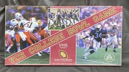 VCR College Bowl Board Game 1987 NCAA Football VHS - $9.49