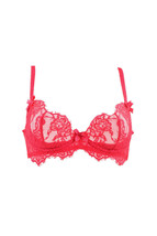 L&#39;agent By Agent Provocateur Womens Bra Elegant Lace Red Size S - £31.19 GBP