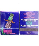 Honolulu Restaurant Vintage Matchbook Polynesian Matches Unstruck Lot Of... - $27.15 CAD