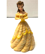 Disney Beauty and the Beast 3&quot; Belle In Glitter Dress PVC Figure - £3.89 GBP