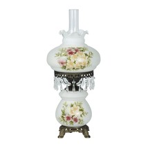 Abigail Hurricane Style Parlor Table Lamp - Antique Victorian Aesthetic ... - £303.47 GBP