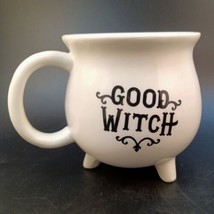 &quot;Good Witch&quot; White Cauldron Mug Halloween &quot;Are you a good witch or a bad... - £14.19 GBP