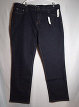 Old Navy Slim Built In Flex Men&#39;s Dark Eash Straight Leg Denim Jeans Size 44x32 - £21.41 GBP