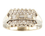 Women&#39;s Cluster ring 14kt White Gold 292524 - $329.00