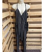Just Be Striped Romper Spaghetti Straps Woman&#39;s Size Small Summer Casual KG - $275.41 MXN