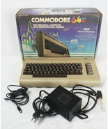 VINTAGE Commodore 64 Computer Console in Original Box - £467.08 GBP