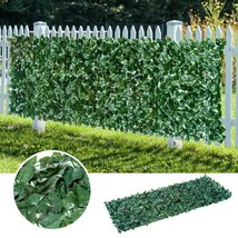 Bulky Artificial Hedge Ivy Leaf Garden Fence Privacy Screening Roll Wall... - $26.74+