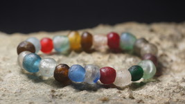 Sacred Ritual 4 Level Cleansing Body Aura Soul Karma Sea Glass Bracelet Izida - £266.18 GBP