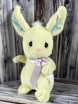 Precious Moments Tender Tails Plush Beanie - Yellow Easter Bunny 2000 - £5.53 GBP