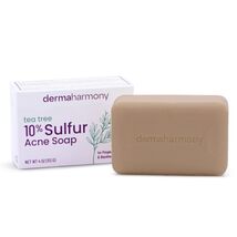 10% Sulfur Soap with Tea Tree Oil - DermaHarmony 4oz - One Bar (Carton) - $7.81