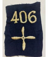 WWI, U.S. ARMY, AIR SERVICE, 406th AERO CONSTRUCTION SQUADRON, PATCH, OR... - $35.04 CAD