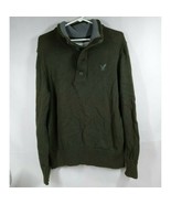 Vintage American Eagle Outfitters Men&#39;s Classic Fit Green Sweater Size L... - $19.79
