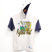 Vintage Kids University of Notre Dame Fighting Irish Hooded T Shirt Youth Large - £25.44 GBP