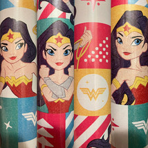 1 Roll DC Comics Wonder Woman  Birthday Christmas Wrapping Paper 70 sq ft - £6.37 GBP