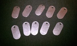 Lot of 300 SUPER MINI Blank Dog Tags Cute DogTag Crafts - £22.97 GBP