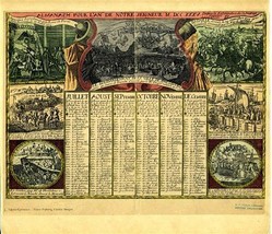 Almanach Pour L&#39;An De Notre Seigneur MDCCXXXV Calendar 1735 - $54.59