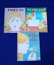 Vintage: Insects + Flowers + Seeds and Weeds by Rena K. Kirkpatrick 1991 - $19.80