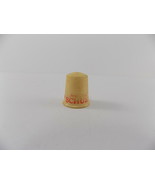 Vintage SEWING THIMBLE SCHUETTE for STATE SENATOR Plastic 3/4&quot; Political... - $32.26 CAD