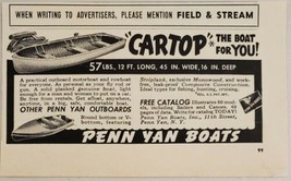 1949 Print Ad Penn Yan Cartop Boats 57-LBS 12 Foot Long Penn Yan, New York - £7.17 GBP