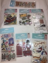 Jolee&#39;s Boutique 7-Brand New Sealed Packages, Travel Theme London Paris ... - $14.93