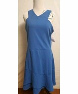 Love...Ady Ruffle Hem Fit &amp; Flare Blue Dress NWT NEW Size XXL Formal Hom... - €15,26 EUR