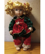Vintage Doll in Holliday dress with bent knee hard plastic/vinyl - £9.54 GBP