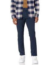 Amazon Essentials Men&#39;s Slim-Fit Stretch Twill Pants Navy Size 34x30 - $6.34