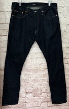 Polo Ralph Lauren Mens Denim Jeans The Sullivan Slim Blue Dark Wash 33 x 32 - $59.00