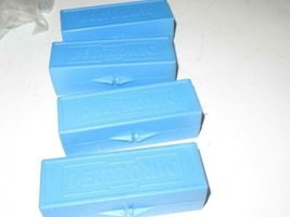 FOUR EMPTY DELTRONICS BLUE PLASTIC BOXES - GREAT FOR PARTS STORAGE- EXC-... - $2.37