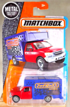 2016 Matchbox 33/125 Mbx Adventure City Mbx Moving Van Red-Blue White Ring Disc Sp - £11.03 GBP